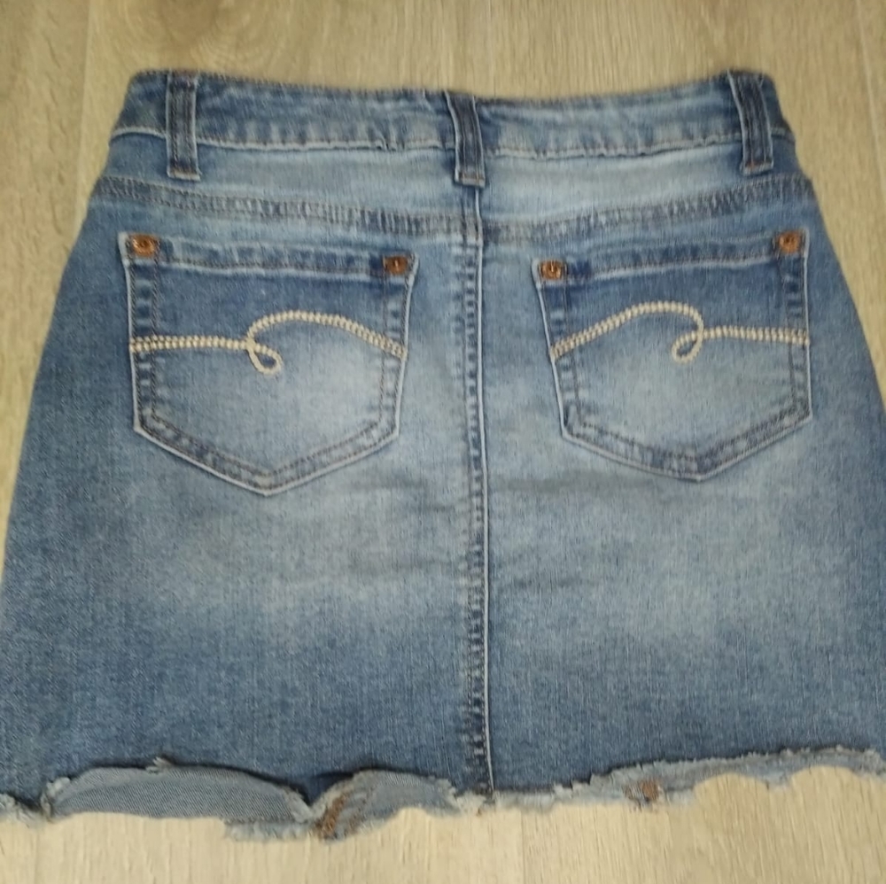 Jeans mini skirt